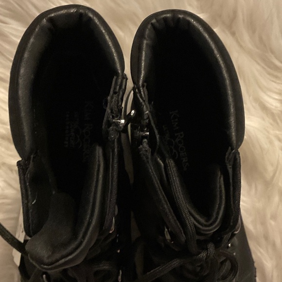 Kim Rogers Black Lace-Up Boots - Picture 9 of 10